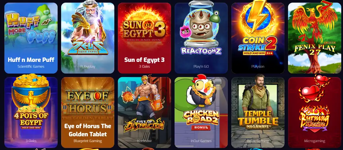 trixino casino top slots
